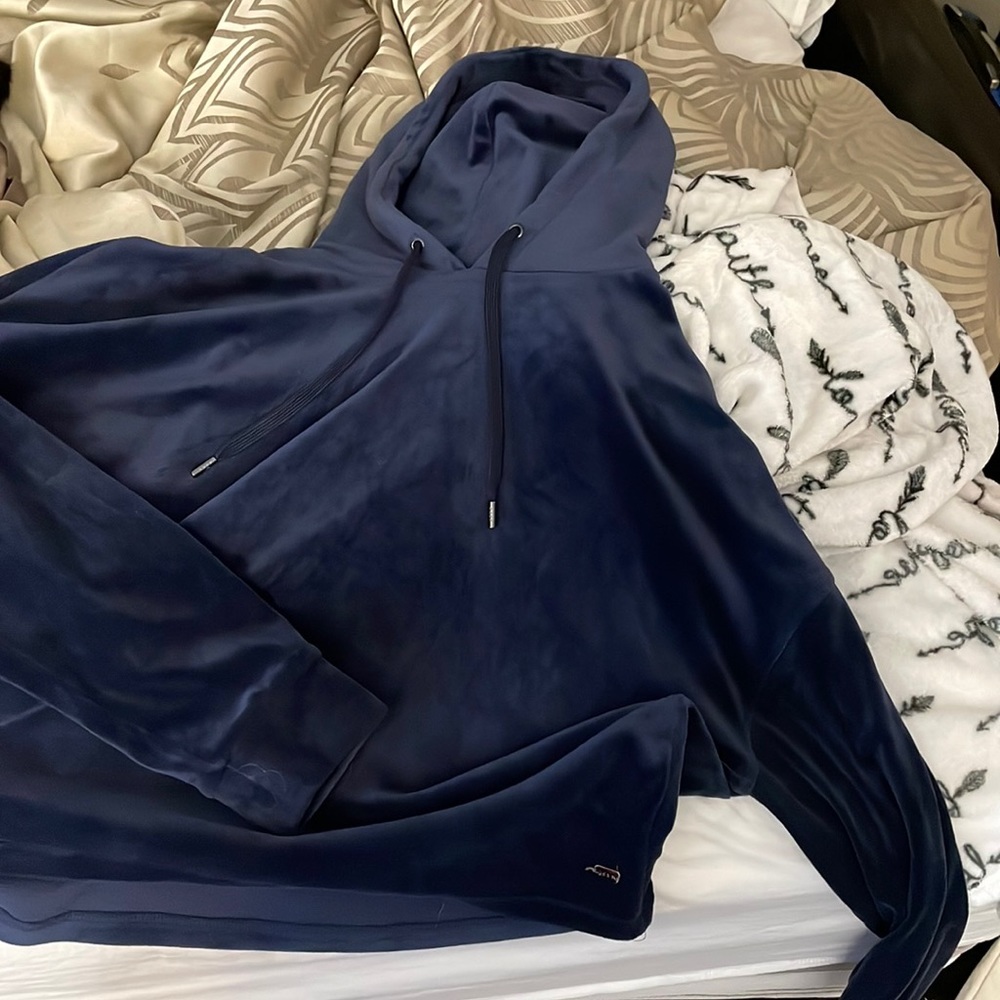 DKNY Sport navy blue soft hoodie